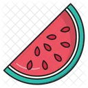 Sandia Rebanada Fruta Icono