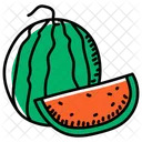 Fruta Sandia Melon Icono