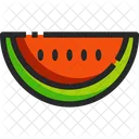 Sandia Melon Verano Icono