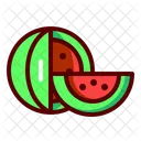 Sandia Fruta Comida Icono