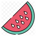 Sandia Rodaja De Sandia Fruta De Verano Icono