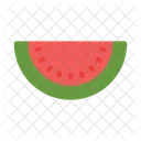 Sandia Fruta Organica Icono