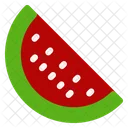 Sandia Rebanada Fruta Icono