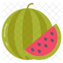 Sandia Fruta Pulposa Fruta Icono