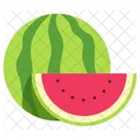 Sandia Fruta Saludable Icono