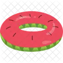 Sandia Flotador Verano Icono