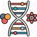 Sanduhr DNA Gene Chemische Zusammensetzung Symbol