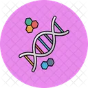 Sanduhr DNA Gene Chemische Zusammensetzung Symbol