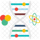 Sanduhr DNA Gene Chemische Zusammensetzung Symbol