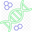 Sanduhr DNA Gene Chemische Zusammensetzung Symbol