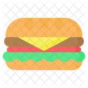 Sanduiche Pao Hamburguer Ícone