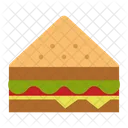 Sanduiche Fast Food Junk Food Ícone