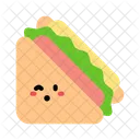 Sanduiche Queijo Presunto Ícone