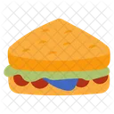 Sanduiche Fast Food Junk Food Ícone