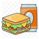 Sandwich Fast Food Toasted Icon