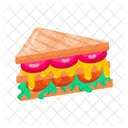 Vegetable Sandwich Sandwich Toastie 아이콘