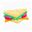 Toastie Sarnie Sandwich Icon