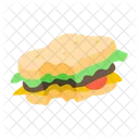 Sandwich Bread Snack Icon