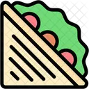 Sandwich Mittagessen Brot Symbol