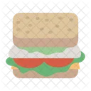 Bread Veg Sandwich Fastfood Icon