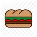Sandwich Brot Fruhstuck Symbol