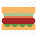 Flat Food Fast Food Icon