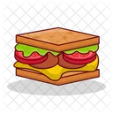 Sandwich Bread Slice Icon