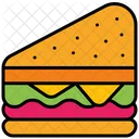 Sandwich Bread Meal Icon