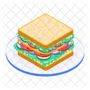 Sandwich Bread Sandwich Breakfast Sandwich Icon