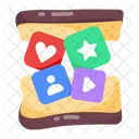 Sandwich Advertising  Icon