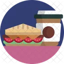 Food Sandwich Coffee Icon