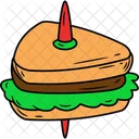 Sándwich de madera de dagwood  Icono