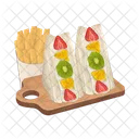 Comida Sandwich Fruta Icon