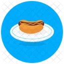 Sándwich de perro caliente  Icono