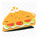 Sándwich de queso  Icono