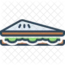 Sandwich Breakfast Burger Icon
