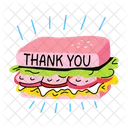 Sandwich Food Meal Icon