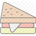 Sandwich Lineal Color Icon Icon