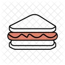 Sandwich Comida Rapida Comida Icono