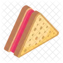 Sandwich Toast Snack Icône