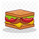 Sandwich Bread Slice Icône