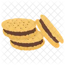 Sandwich Dessert Schokolade Symbol