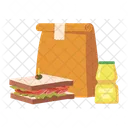 Sandwich Meal  Icon
