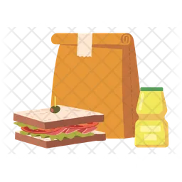 Sandwich Meal  Icon