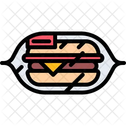 Sandwich Package  Icon