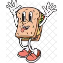 Bread Food Sandwich Icon