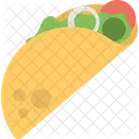 Tortilla Wrap Fajita Icon