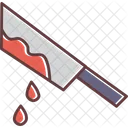 Sangre Cuchillo Halloween Icon