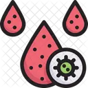 Virus Transmision Infeccion Icono