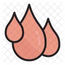 Sangre Gota Agua Icono